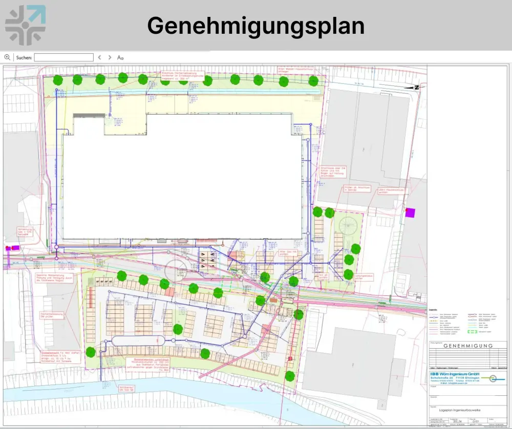 Case Study IBB Wörn Ingenieure – Oberflächenentwässerung Baufach-Centrum